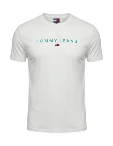 Tommy Hilfiger Jeans t-shirt homme blanc coton bio