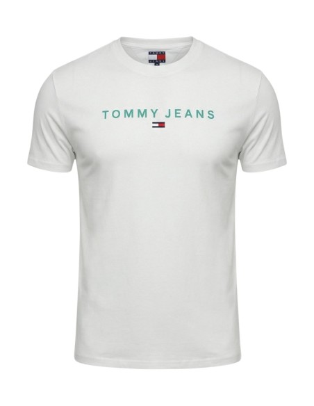 Tommy Hilfiger Jeans t-shirt homme blanc coton bio