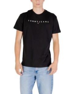 Tommy Hilfiger Jeans t-shirt homme noir imprimé