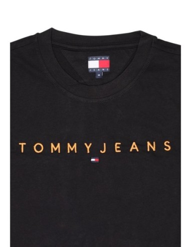 Tommy Hilfiger Jeans t-shirt homme noir imprimé