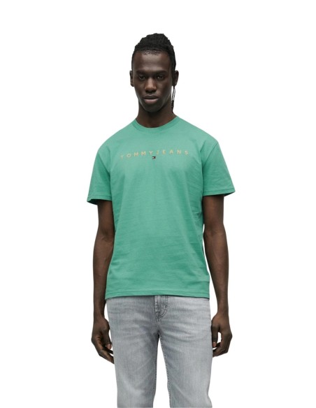 Tommy Hilfiger Jeans t-shirt homme vert imprimé