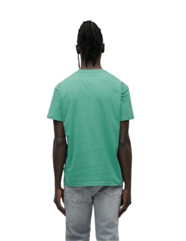 Tommy Hilfiger Jeans t-shirt homme vert imprimé