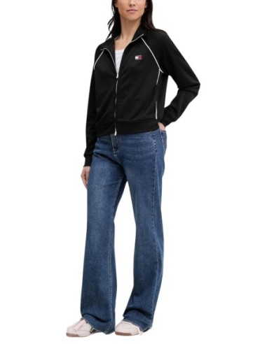 Tommy Hilfiger Jeans sweat femme noir zippé