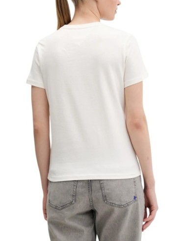 Tommy Hilfiger Jeans t-shirt femme blanc imprimé