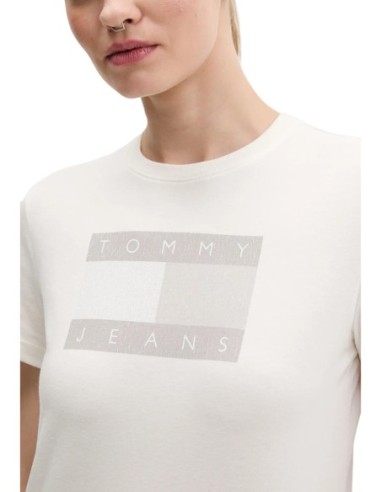 Tommy Hilfiger Jeans t-shirt femme blanc imprimé