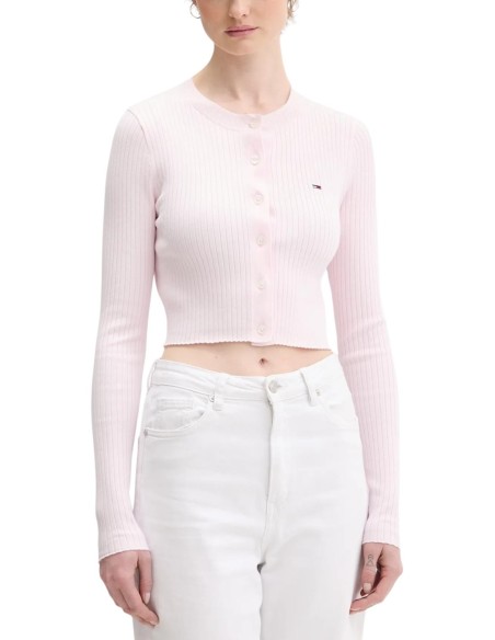 Tommy Hilfiger Jeans cardigan femme rose