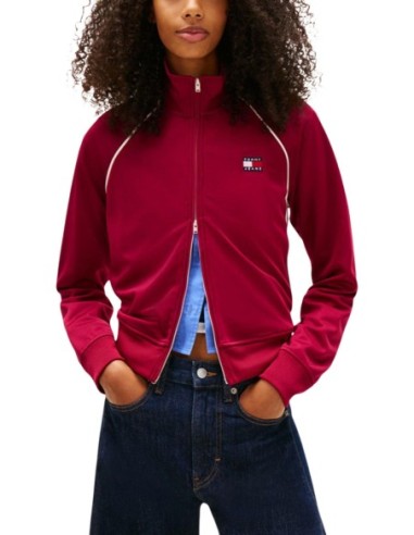 Tommy Hilfiger Jeans sweat femme bordeaux
