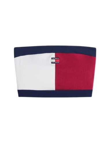 Tommy Hilfiger Jeans top femme bordeaux