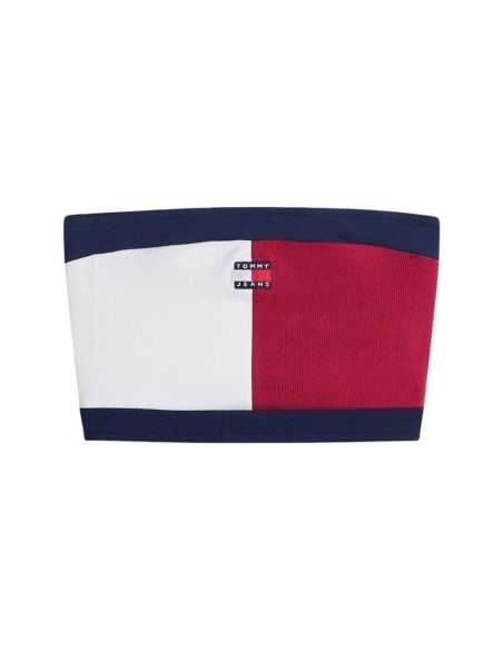 Tommy Hilfiger Jeans top femme bordeaux