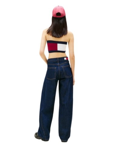 Tommy Hilfiger Jeans top femme bordeaux