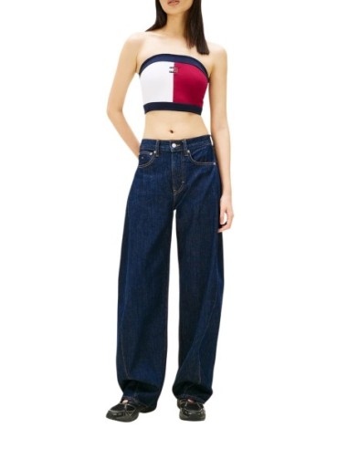 Tommy Hilfiger Jeans top femme bordeaux