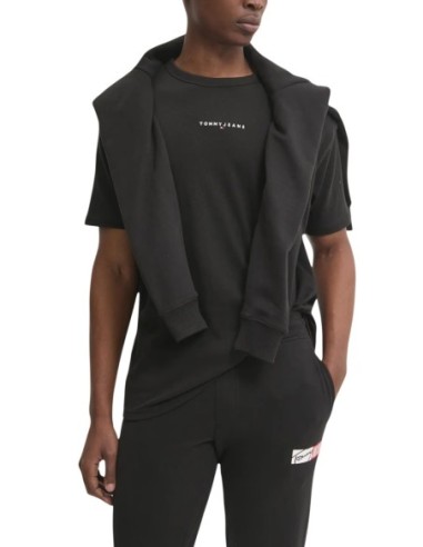 Tommy Hilfiger Jeans t-shirt homme noir coton