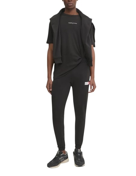 Tommy Hilfiger Jeans t-shirt homme noir coton