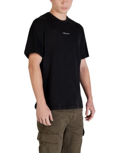 Tommy Hilfiger Jeans t-shirt homme noir coton