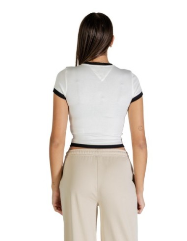 Tommy Hilfiger Jeans t-shirt femme blanc stretch
