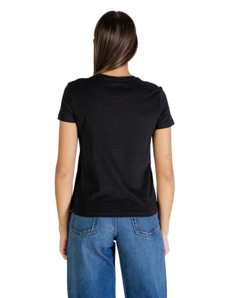 Tommy Hilfiger Jeans t-shirt femme noir coton bio