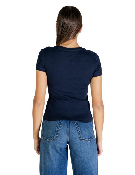 Tommy Hilfiger Jeans t-shirt femme bleu coton bio