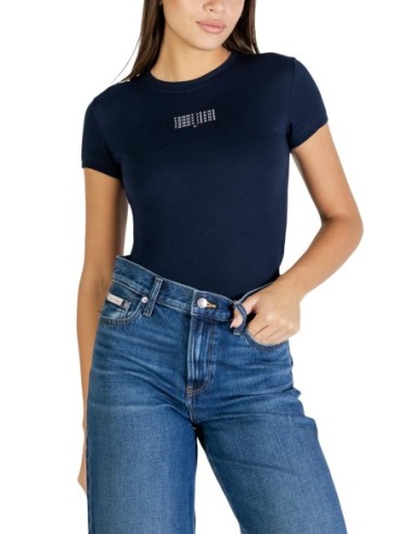 Tommy Hilfiger Jeans t-shirt femme bleu coton bio