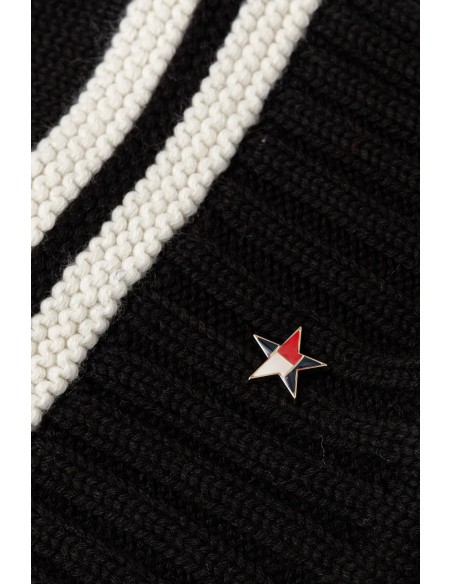 Tommy Hilfiger Jeans bonnet femme noir