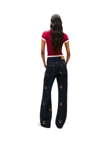 Tommy Hilfiger Jeans t-shirt femme bordeaux