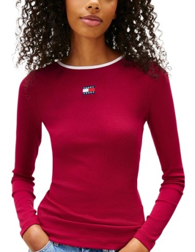 Tommy Hilfiger Jeans pull femme bordeaux