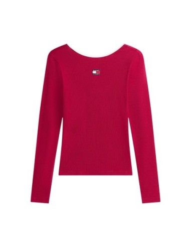 Tommy Hilfiger Jeans pull femme bordeaux