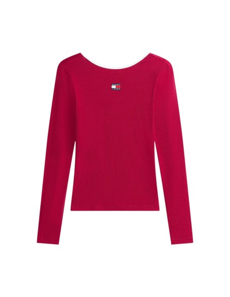 Tommy Hilfiger Jeans pull femme bordeaux