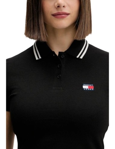 Tommy Hilfiger Jeans polo femme noir