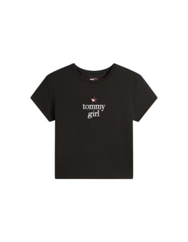 Tommy Hilfiger Jeans t-shirt femme noir imprimé