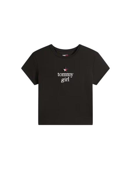 Tommy Hilfiger Jeans t-shirt femme noir imprimé