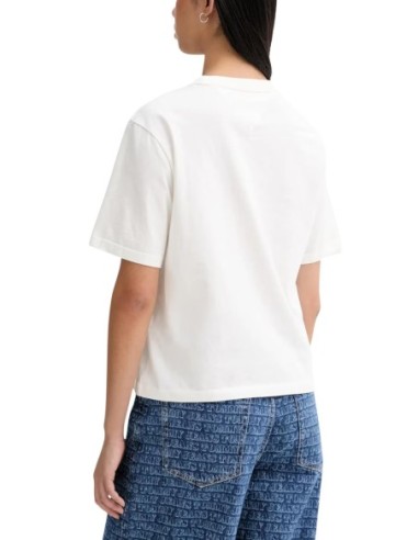 Tommy Hilfiger Jeans t-shirt femme blanc coton bio