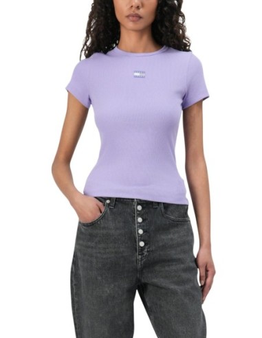 Tommy Hilfiger Jeans t-shirt femme lilas