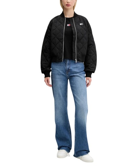 Tommy Hilfiger Jeans t-shirt femme noir coton bio