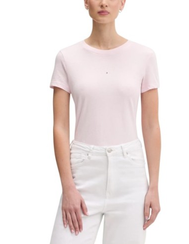 Tommy Hilfiger Jeans t-shirt femme rose coton bio