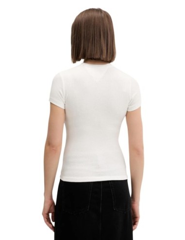 Tommy Hilfiger Jeans t-shirt femme blanc imprimé