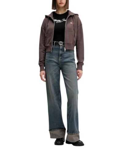 Tommy Hilfiger Jeans t-shirt femme noir imprimé