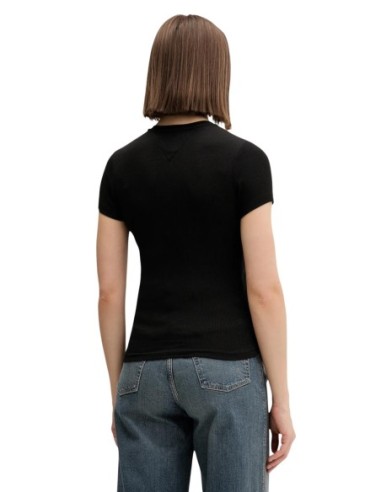Tommy Hilfiger Jeans t-shirt femme noir imprimé