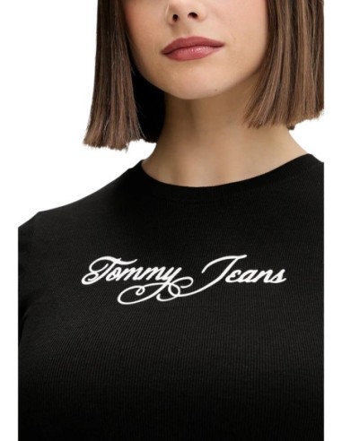 Tommy Hilfiger Jeans t-shirt femme noir imprimé