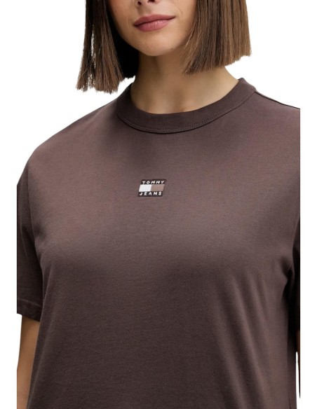Tommy Hilfiger Jeans t-shirt femme marron