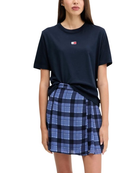 Tommy Hilfiger Jeans t-shirt femme bleu coton bio
