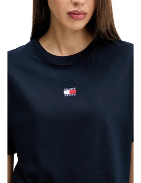 Tommy Hilfiger Jeans t-shirt femme bleu coton bio