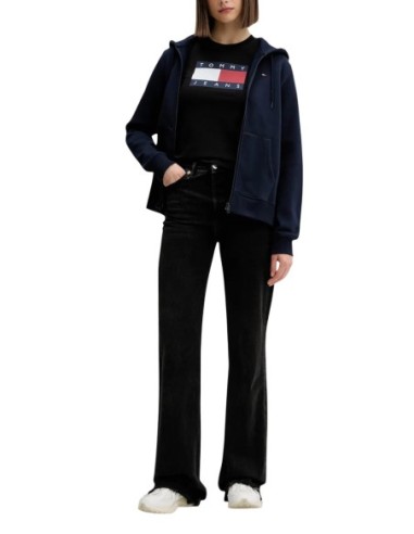 Tommy Hilfiger Jeans t-shirt femme noir imprimé