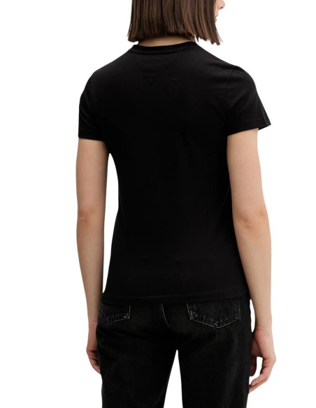 Tommy Hilfiger Jeans t-shirt femme noir imprimé