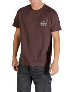 Tommy Hilfiger Jeans t-shirt homme marron