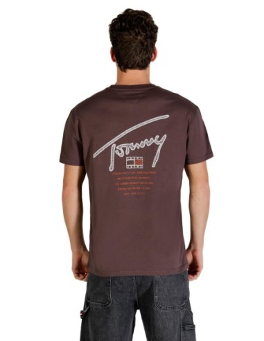 Tommy Hilfiger Jeans t-shirt homme marron