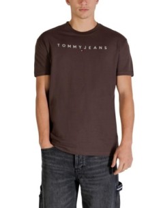 Tommy Hilfiger Jeans t-shirt homme marron foncé
