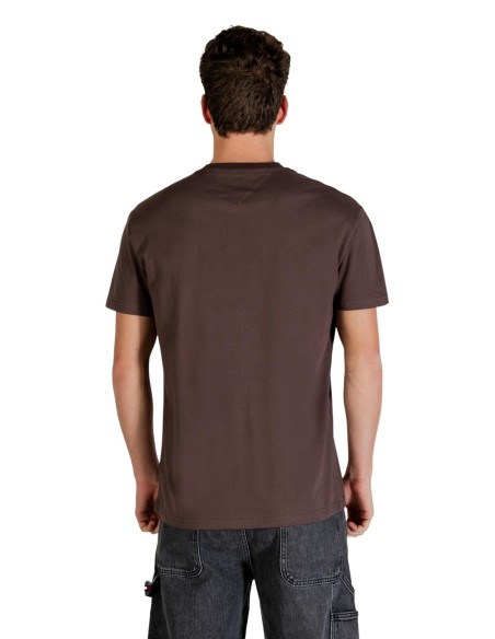 Tommy Hilfiger Jeans t-shirt homme marron foncé