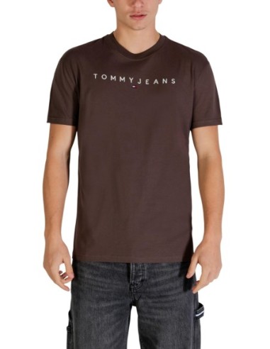 Tommy Hilfiger Jeans t-shirt homme marron foncé