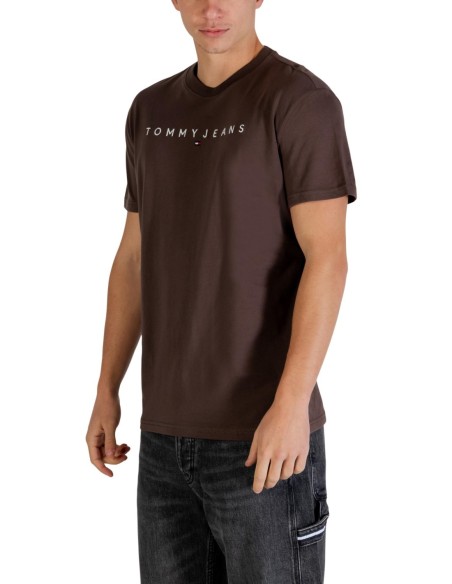 Tommy Hilfiger Jeans t-shirt homme marron foncé