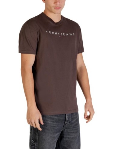 Tommy Hilfiger Jeans t-shirt homme marron foncé